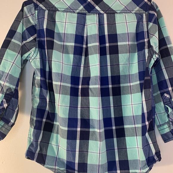 TOMMY HILFIGER Boy’s Casual Button Down Long Sleeve Shirt / Size: 5 - Picture 9 of 10